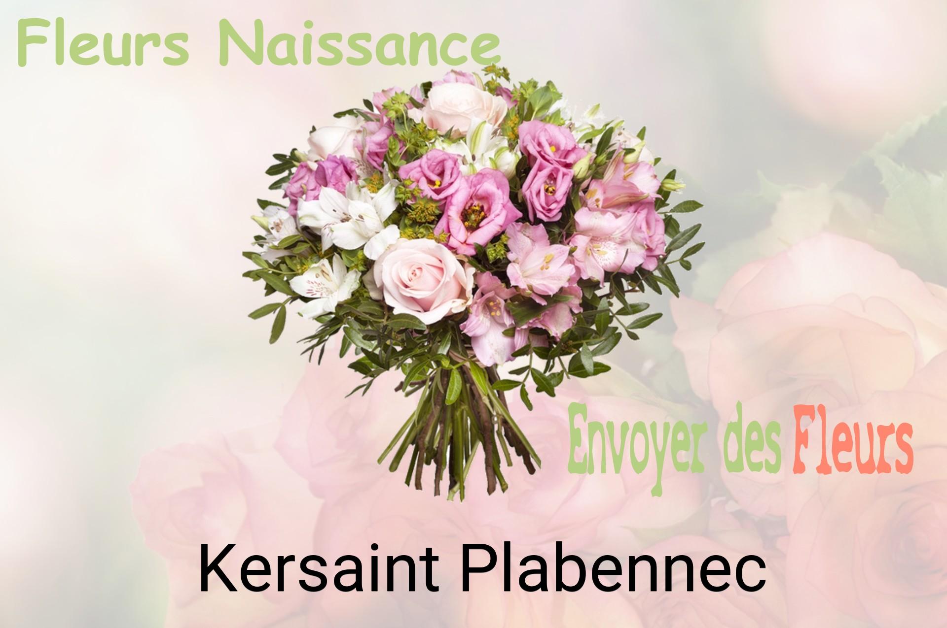Bouquet de fleurs de naissance livré à Kersaint-Plabennec