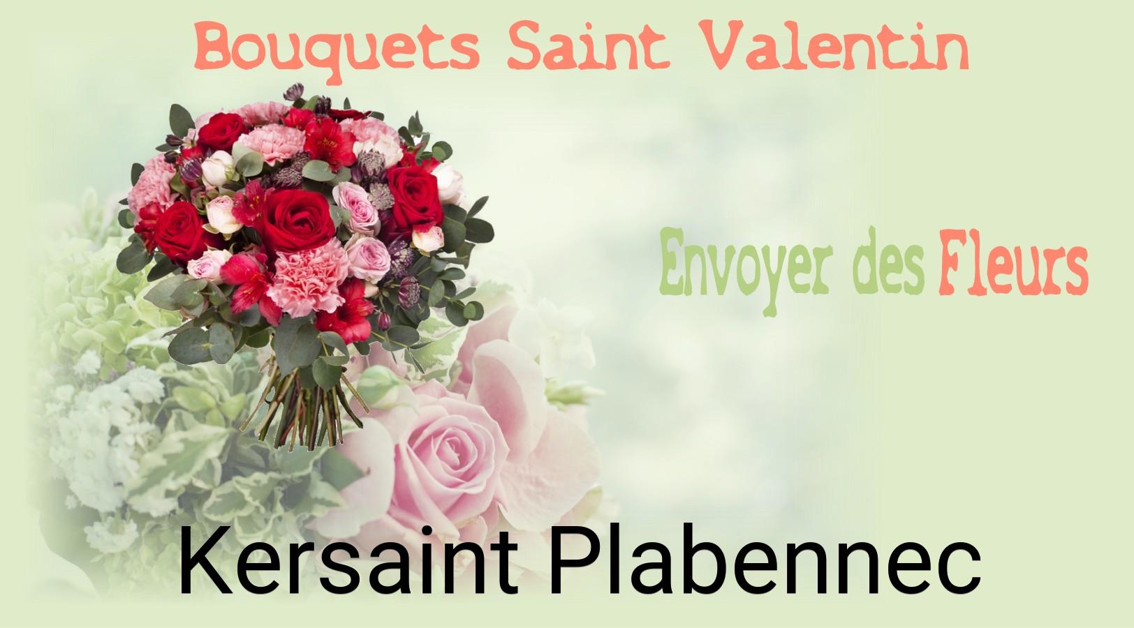 Roses de Saint-Valentin livrées à Kersaint-Plabennec